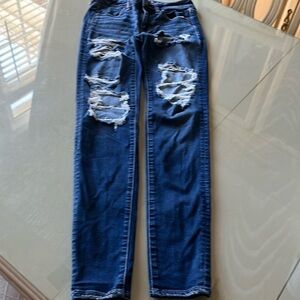 American Eagle Next Level Flex Skinny Distressed Ripped Jeans Size 30x32